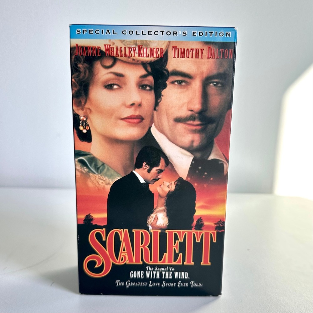 Scarlett Sequel to Gone With The Wind Hallmark VHS Movie 1994-1996 Collectors Ed